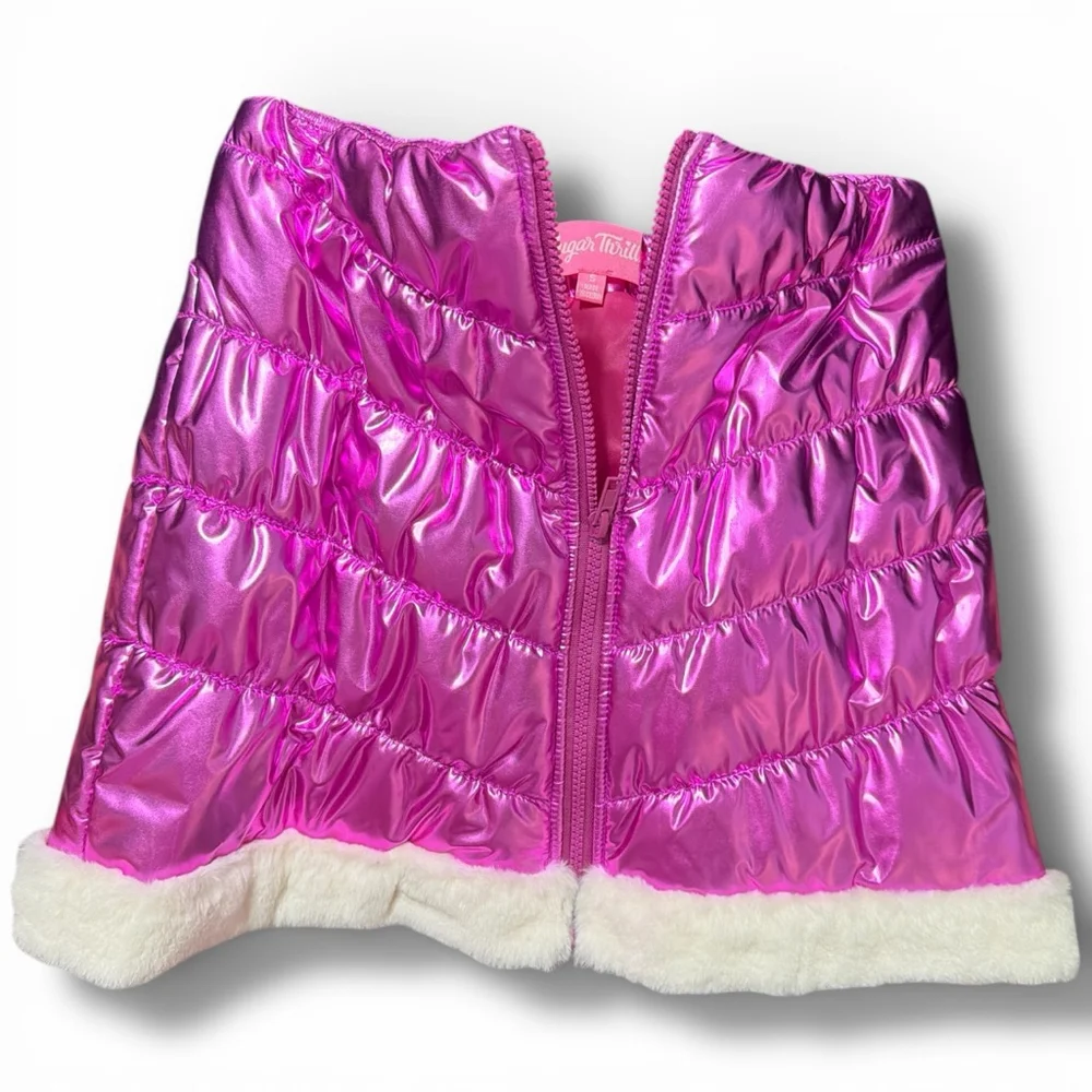 Sugar Thrillz Polar Pixie Pink Purple Puffer Jacket (M) & Skirt! (S)